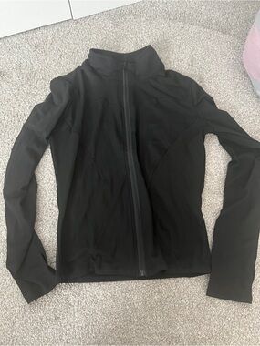 Women’s Black Zip-Front Utility Jacket